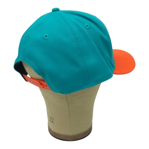 New Era 9Fifty Miami Dolphins Snapback Cap Trucker Embroidered 3D Logo NFL Hat - Picture 14 of 14